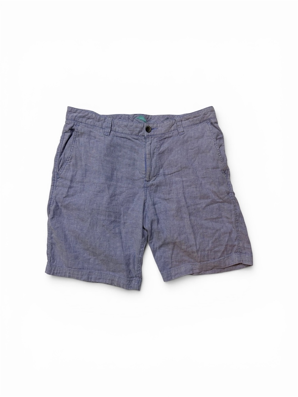 Tommy Bahama Men’s 36 Hammerhead Shark Print Shorts Blue Cotton Silk Stretch